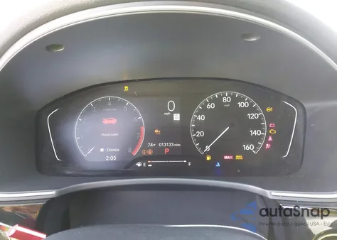 2023 Honda Civic Ex-L /Ex-L W/O Bsi из США, поврежденный, VIN 19XFL1H71PE010823